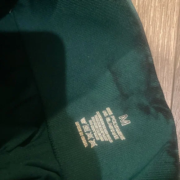 Women's Green Tie-Dye Leggings - Picture 2 of 6